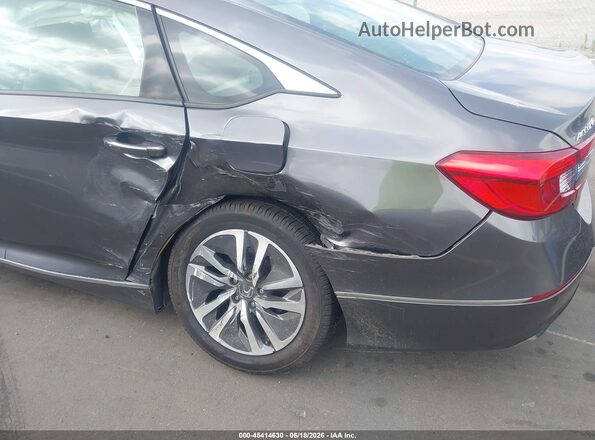 1HGCV3F57JA002814 2018 HONDA ACCORD Gray Widok z przodu