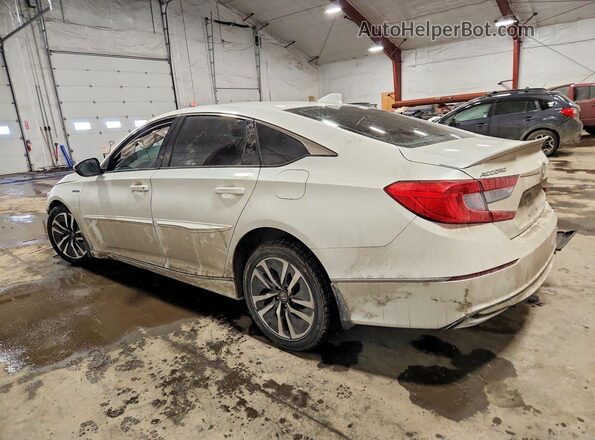 1HGCV3F57JA009195 2018 HONDA ACCORD White Trasero izquierdo