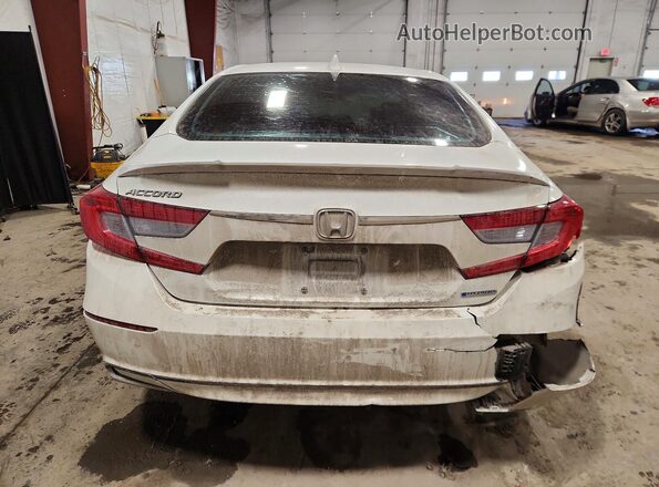 1HGCV3F57JA009195 2018 HONDA ACCORD White Vista trasera