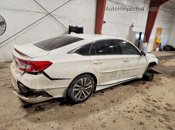 1HGCV3F57JA009195 2018 HONDA ACCORD White Trasero derecho
