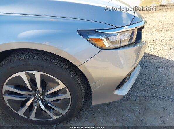 1HGCV3F57NA002074 2022 HONDA ACCORD HYBRID Silver წინა ხედი