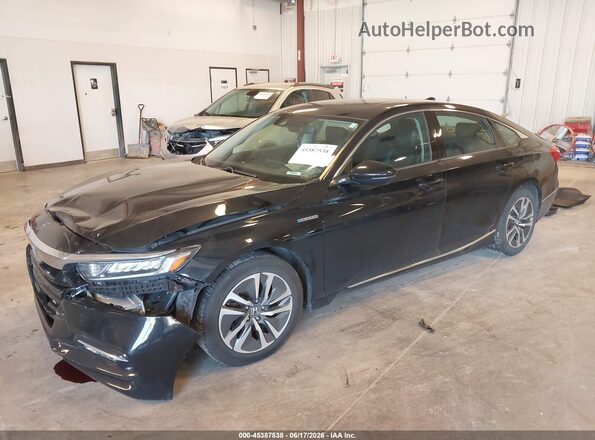 1HGCV3F59JA002216 2018 HONDA ACCORD Black Front left