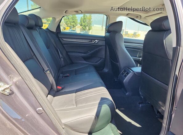 1HGCV3F59KA004730 2019 HONDA ACCORD Gray 