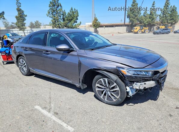 1HGCV3F59KA004730 2019 HONDA ACCORD Gray 