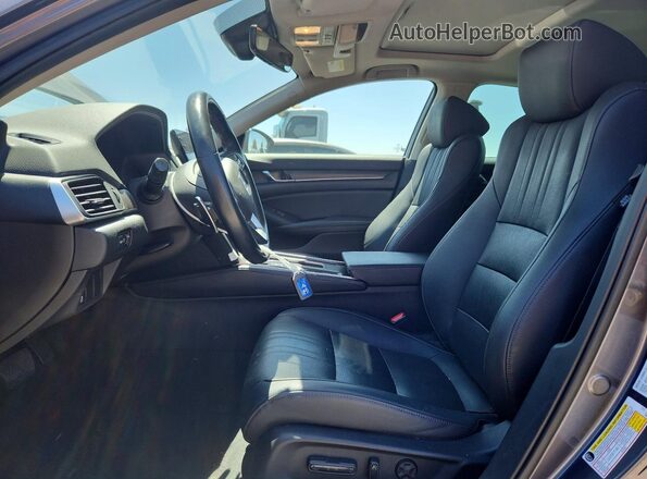 1HGCV3F59KA004730 2019 HONDA ACCORD Gray 