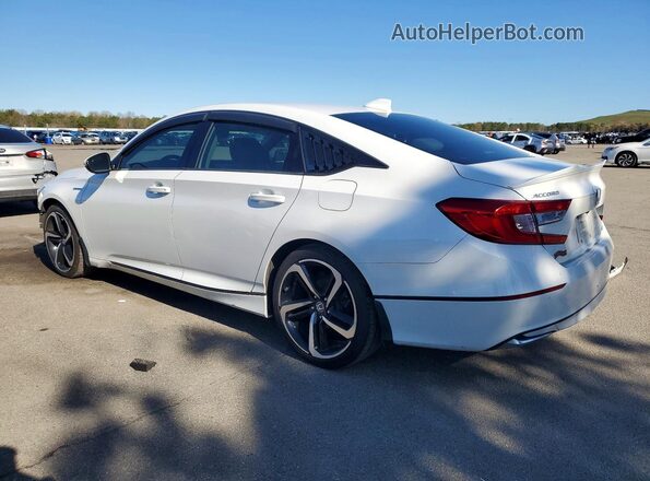 1HGCV3F59KA006686 2019 HONDA ACCORD White უკანა მარცხენა