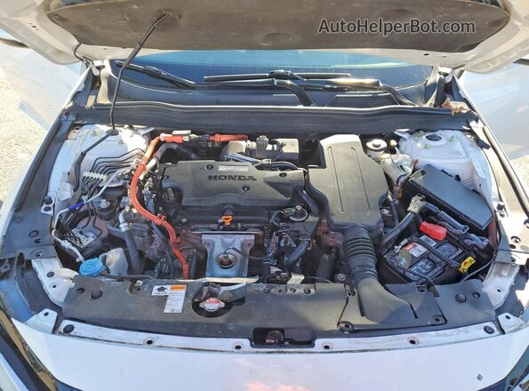 1HGCV3F59KA006686 2019 HONDA ACCORD White უკანა სალონის ხედი