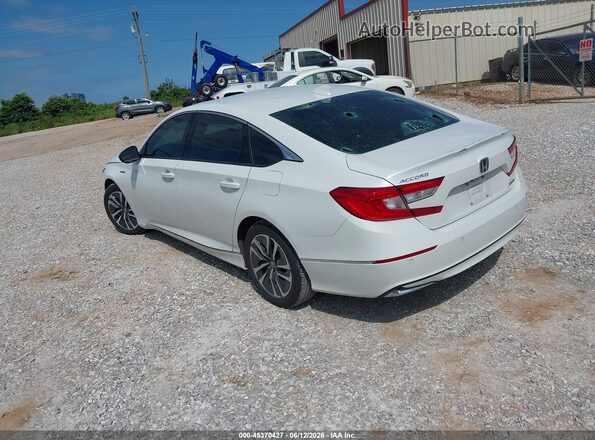 1HGCV3F59MA007873 2021 HONDA ACCORD White Rear left