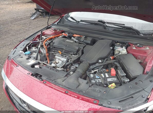 1HGCV3F5XLA007380 2020 HONDA ACCORD Maroon Widok z tyłu