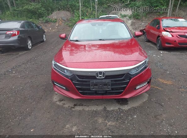 1HGCV3F5XLA007380 2020 HONDA ACCORD Maroon Widok zestawu wskaźników