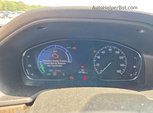 1HGCV3F90JA003192 2018 HONDA ACCORD Gray ხელსაწყოთა პანელის ხედი