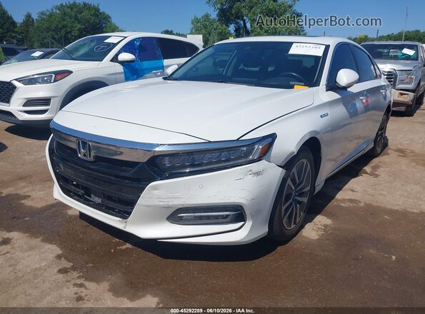 1HGCV3F90LA006919 2020 HONDA ACCORD Белый Передняя левая четверть