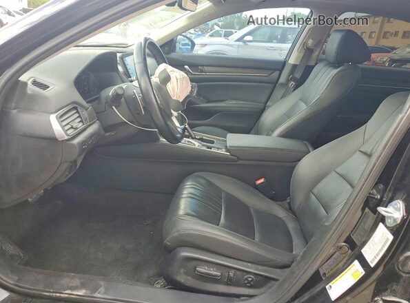 1HGCV3F90NA011119 2022 HONDA ACCORD Black Սալոնի դիմացի տեսք