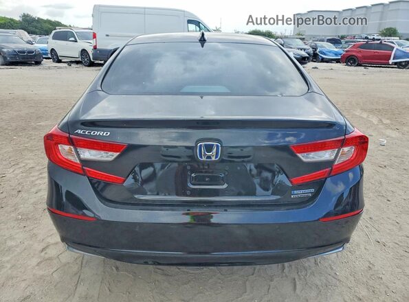 1HGCV3F90NA011119 2022 HONDA ACCORD Black Հետևի տեսք
