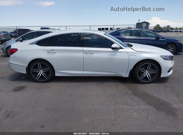 1HGCV3F90NA031306 2022 HONDA ACCORD White Widok wnętrza z tyłu