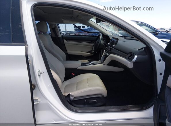 1HGCV3F90NA031306 2022 HONDA ACCORD White Widok wnętrza z przodu