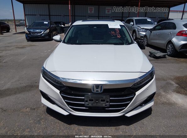 1HGCV3F90NA031306 2022 HONDA ACCORD White Widok zestawu wskaźników