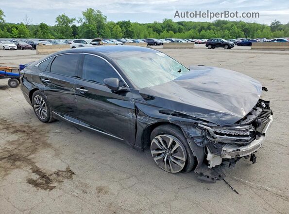 1HGCV3F91LA000126 2020 HONDA ACCORD Black Przód prawy