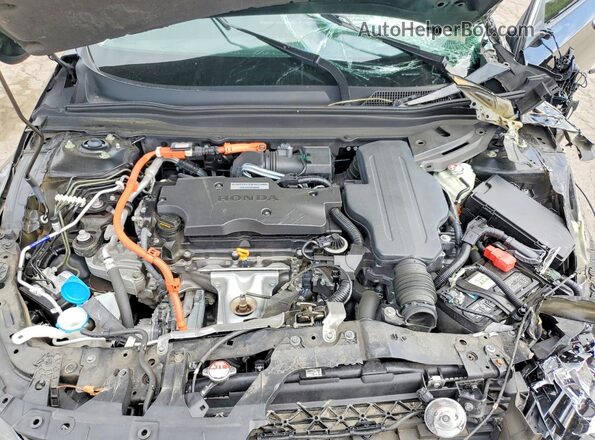 1HGCV3F91LA000126 2020 HONDA ACCORD Black Widok wnętrza z tyłu