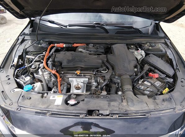 1HGCV3F91NA001991 2022 HONDA ACCORD Black უკანა ხედი