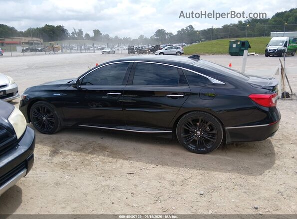 1HGCV3F91NA001991 2022 HONDA ACCORD Black სალონის 360-გრადუსიანი ხედი