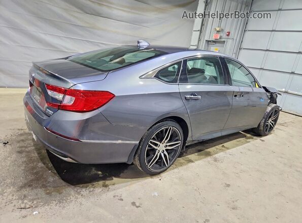 1HGCV3F92MA007314 2021 HONDA ACCORD Silver Задня права чверть