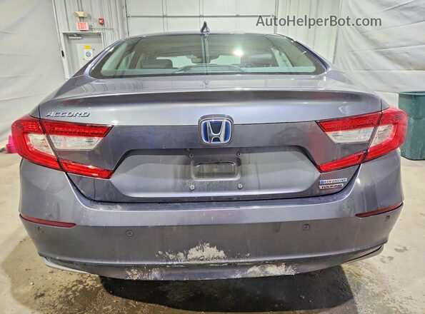 1HGCV3F92MA007314 2021 HONDA ACCORD Silver Вид ззаду