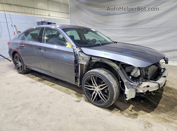 1HGCV3F92MA007314 2021 HONDA ACCORD Silver Передня права чверть