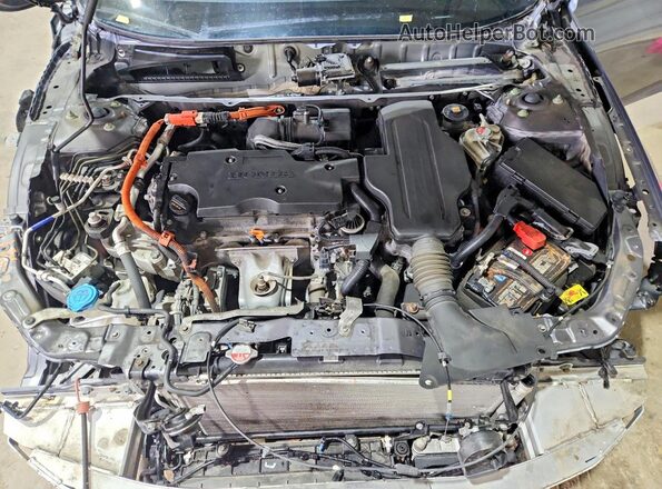 1HGCV3F92MA007314 2021 HONDA ACCORD Silver Вид задньої частини салону