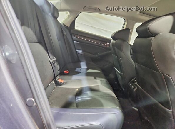 1HGCV3F92MA007314 2021 HONDA ACCORD Silver Вид задніх сидінь