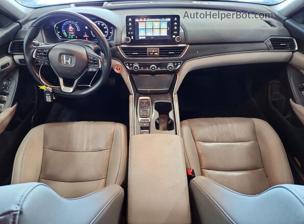 1HGCV3F94KA014844 2019 HONDA ACCORD Серый Вид панели приборов