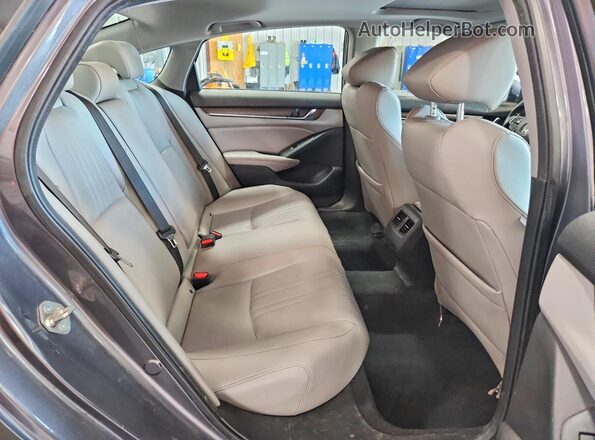 1HGCV3F94KA014844 2019 HONDA ACCORD Серый Вид задних сидений