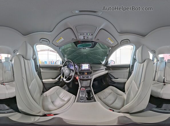 1HGCV3F94KA014844 2019 HONDA ACCORD Серый Вид наклейки с VIN-кодом