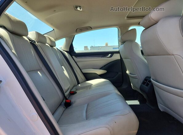 1HGCV3F94LA017888 2020 HONDA ACCORD White Vista de los asientos traseros
