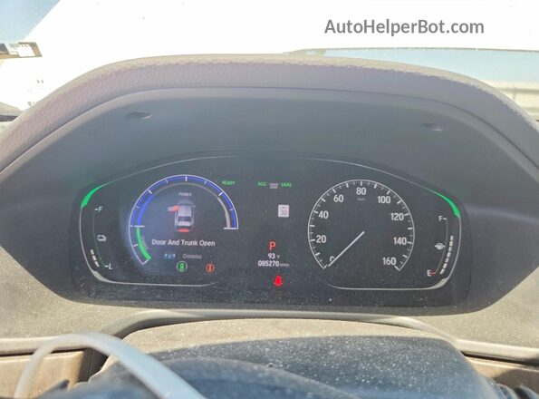 1HGCV3F94LA017888 2020 HONDA ACCORD White Vista del cuadro de instrumentos