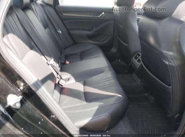 1HGCV3F95KA001813 2019 HONDA ACCORD Black VIN կոդի պիտակի տեսք