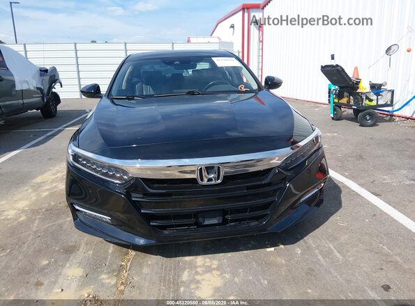 1HGCV3F95KA001813 2019 HONDA ACCORD Black Սարքավորումների վահանակի տեսք