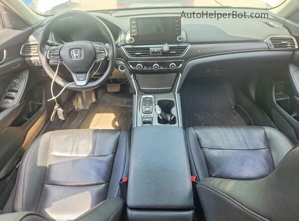 1HGCV3F95KA800099 2019 HONDA ACCORD White 