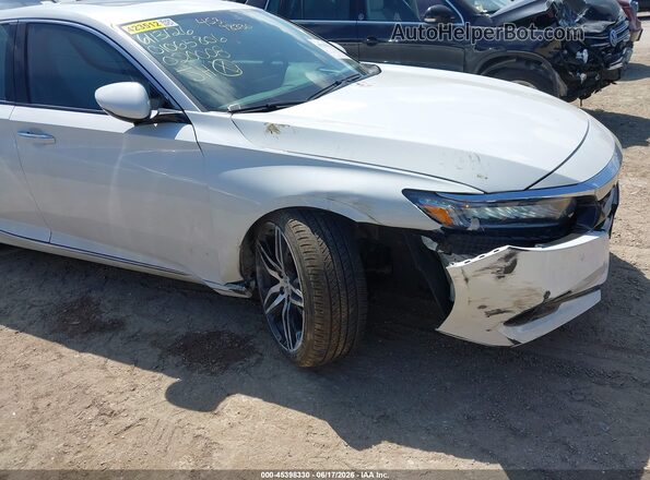 1HGCV3F95MA020008 2021 HONDA ACCORD White Դիմացի տեսք