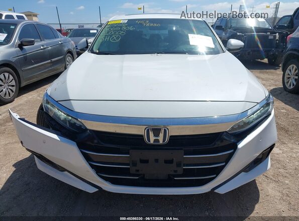 1HGCV3F95MA020008 2021 HONDA ACCORD White Սարքավորումների վահանակի տեսք
