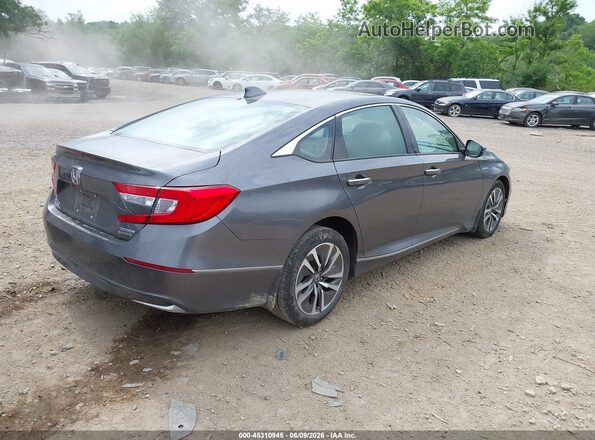 1HGCV3F96JA004413 2018 HONDA ACCORD Gray Задня права чверть