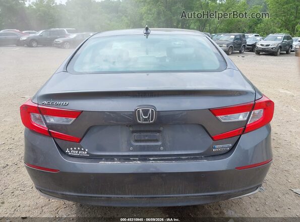 1HGCV3F96JA004413 2018 HONDA ACCORD Gray 