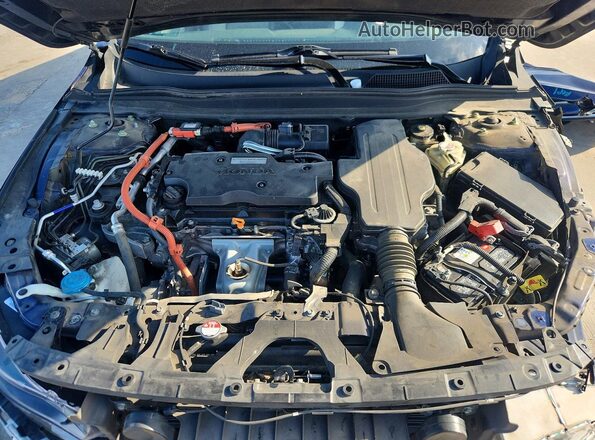 1HGCV3F96JA008610 2018 HONDA ACCORD Blue Սալոնի հետևի տեսք