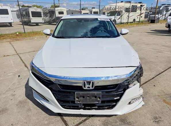 1HGCV3F97KA019102 2019 HONDA ACCORD White Widok z przodu