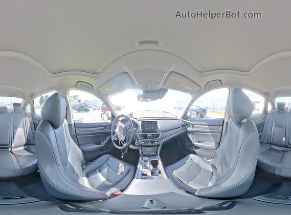 1HGCV3F97KA019102 2019 HONDA ACCORD White Widok naklejki z numerem VIN
