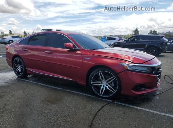 1HGCV3F97MA000102 2021 HONDA ACCORD Red 