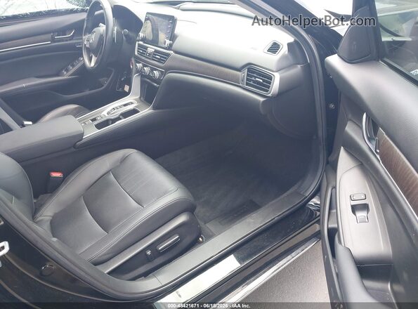 1HGCV3F97MA021497 2021 HONDA ACCORD Black Front interior view