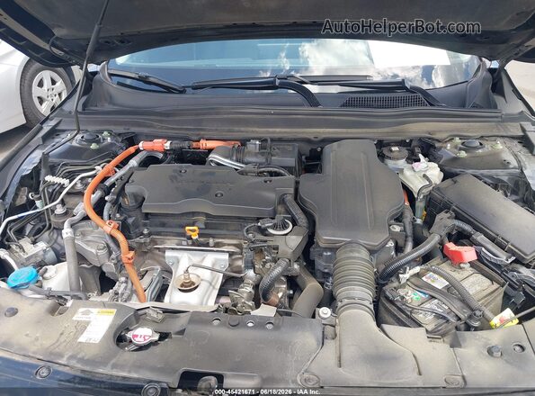 1HGCV3F97MA021497 2021 HONDA ACCORD Black Rear view