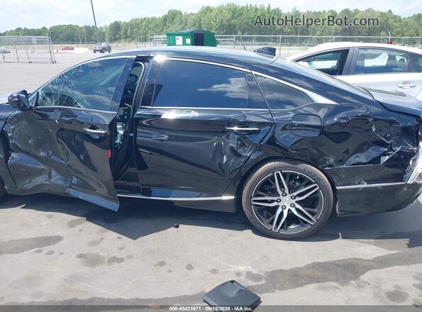 1HGCV3F97MA021497 2021 HONDA ACCORD Black Front view