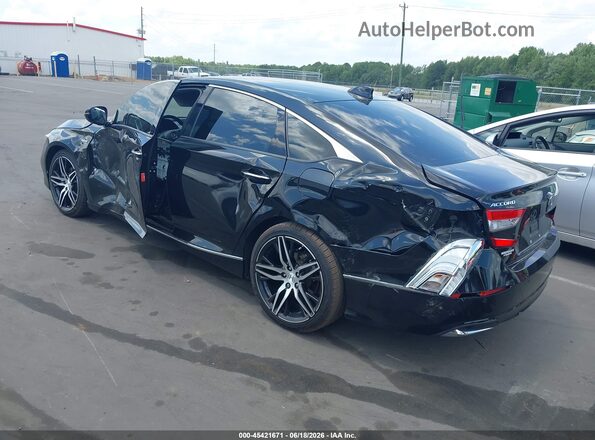 1HGCV3F97MA021497 2021 HONDA ACCORD Black Rear left